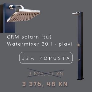 CRM solarni tuš Watermixer 30 l - plavi