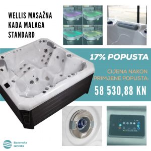 Wellis masažna kada Malaga Standard
